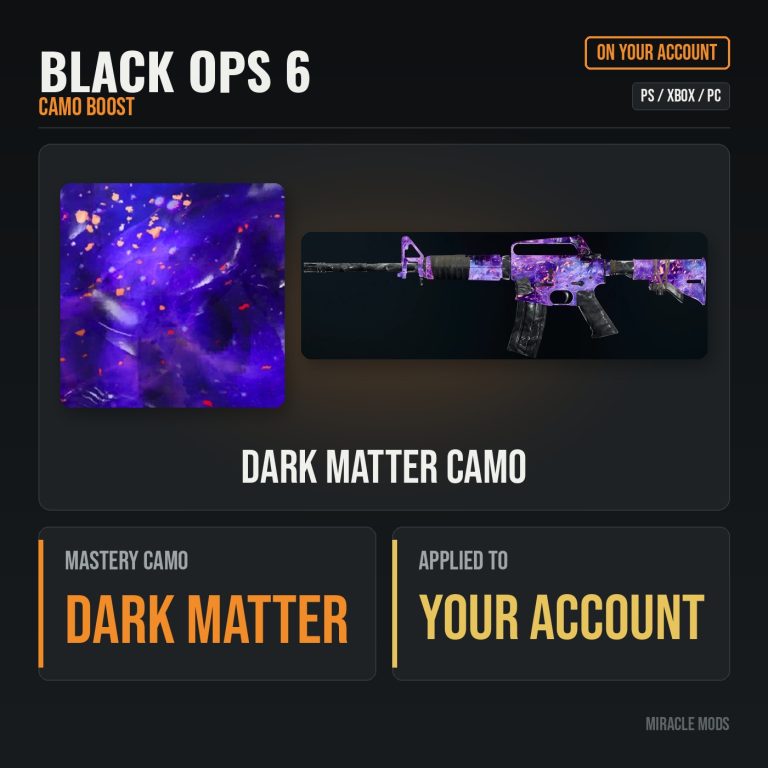Black Ops 6 Dark Matter Camo