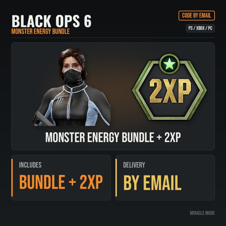 Black Ops 6 Monster Energy Bundle + 2XP