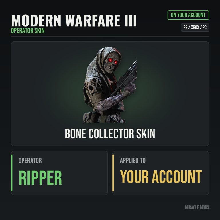 Modern Warfare III Bone Collector Skin Modern Warfare III Bone Collector Skin