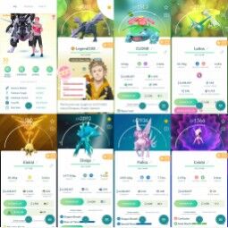 Pokemon GO Account LV50, 2017, Armored Mewtwo, Clone Venusaur, Cosmog x2, Lunala, Shundo Kyurem, Shundo Nihilego, Shiny Shadow Mewtwo, Shiny Celebi, Shiny Rayquaza