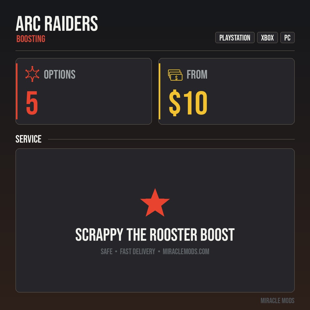 ARC Raiders Scrappy The Rooster Boost ARC Raiders Scrappy The Rooster Boost