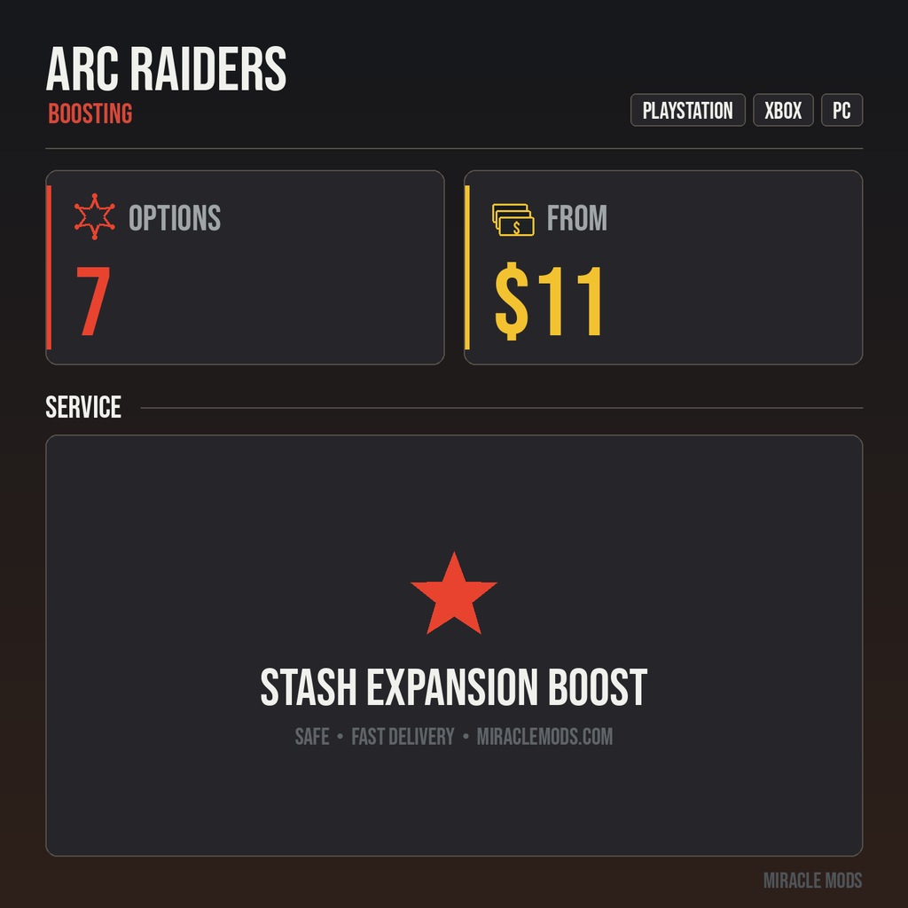 ARC Raiders Stash Expansion Boost ARC Raiders Stash Expansion Boost