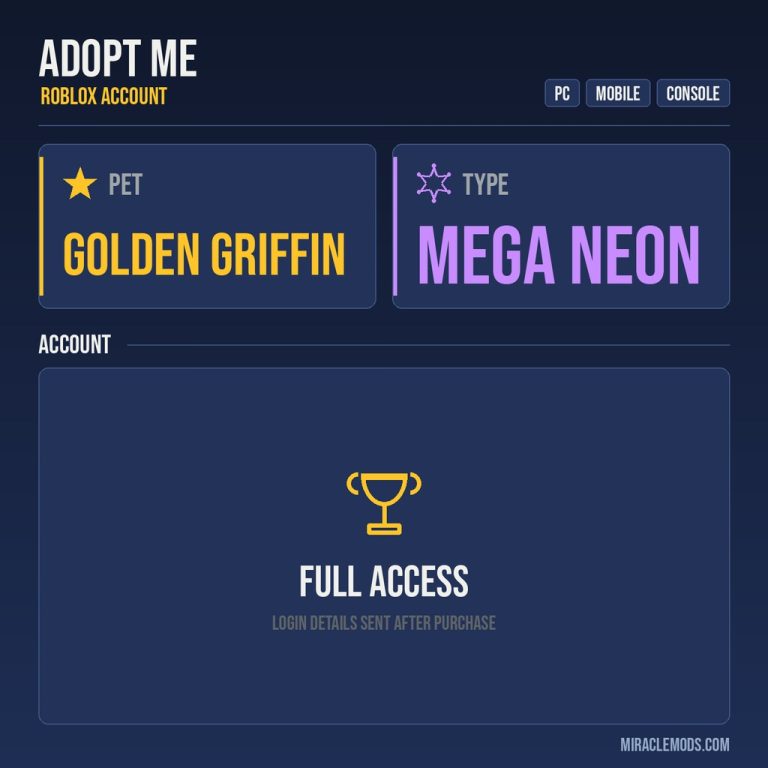 Adopt Me account Adopt Me account