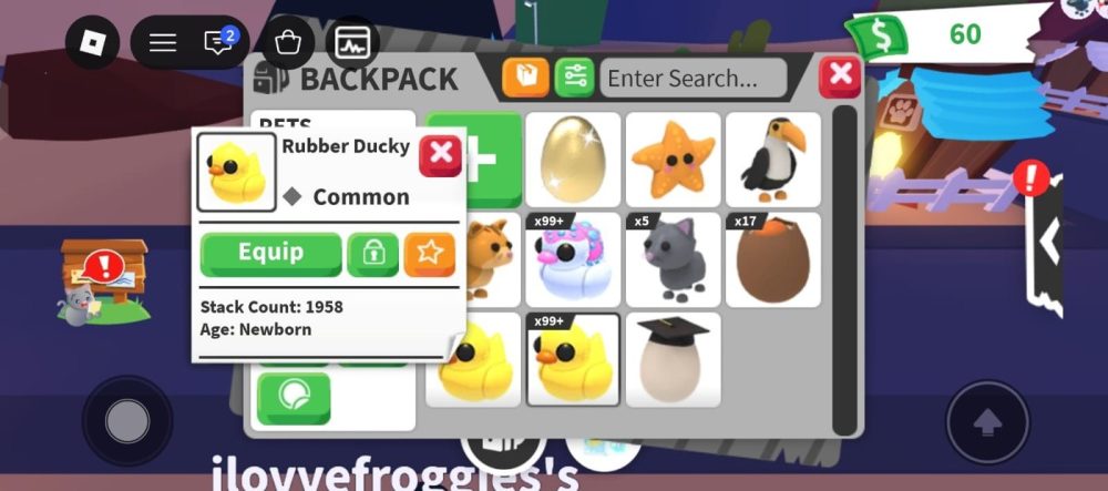 Adopt Me account