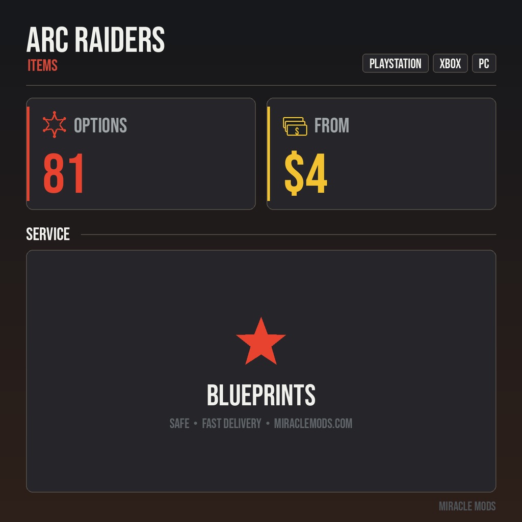 ARC Raiders Blueprints ARC Raiders Blueprints