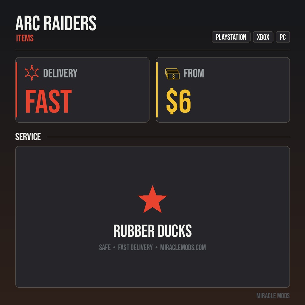 ARC Raiders Rubber Ducks ARC Raiders Rubber Ducks