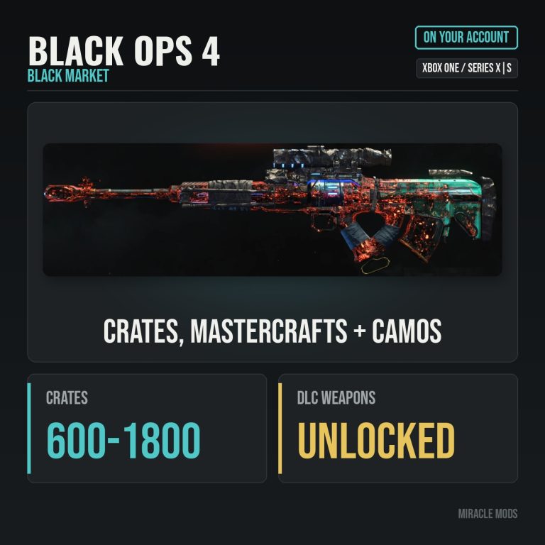 Black Ops 4 Black Market Services (Xbox) Black Ops 4 Black Market Services (Xbox)
