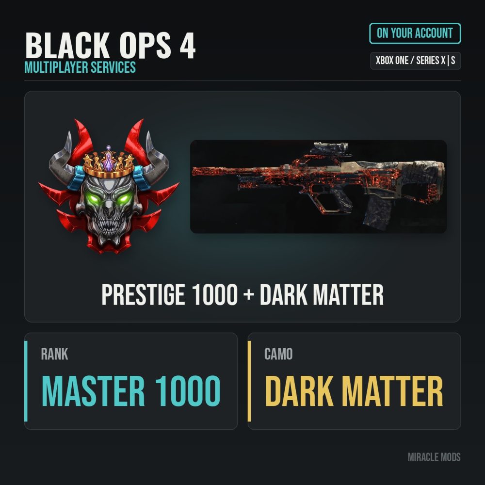 Black Ops 4 Multiplayer Services (Xbox) Black Ops 4 Multiplayer Services (Xbox)