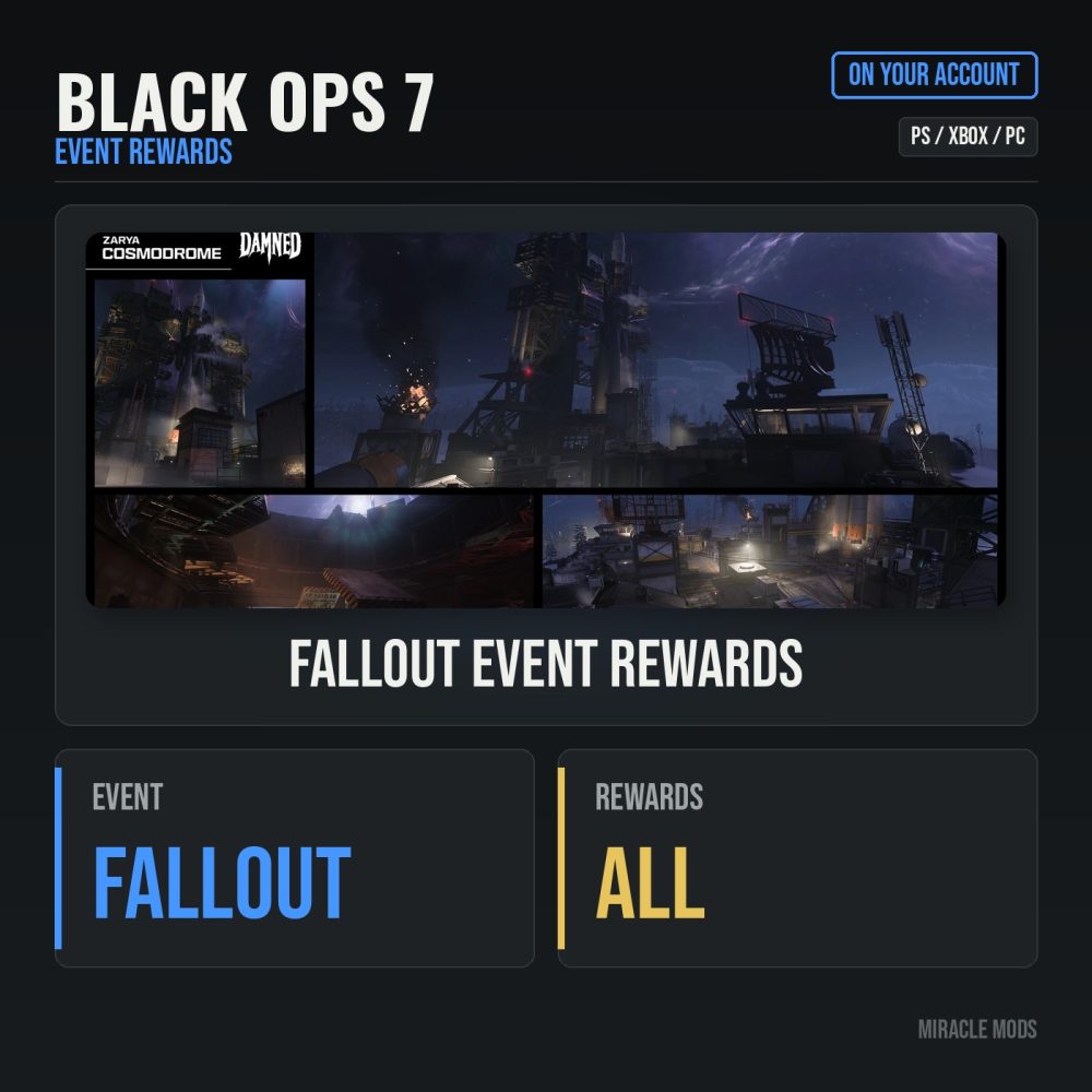 Call of Duty: Black Ops 7: Fallout Event Rewards Call of Duty: Black Ops 7: Fallout Event Rewards