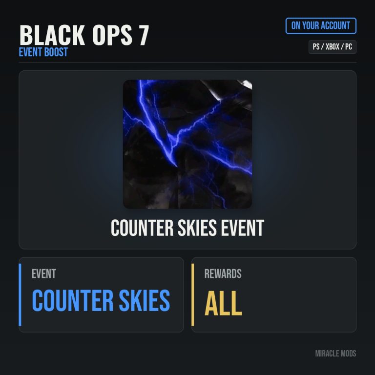 Call of Duty: Black Ops 7: Counter Skies Event Boost
