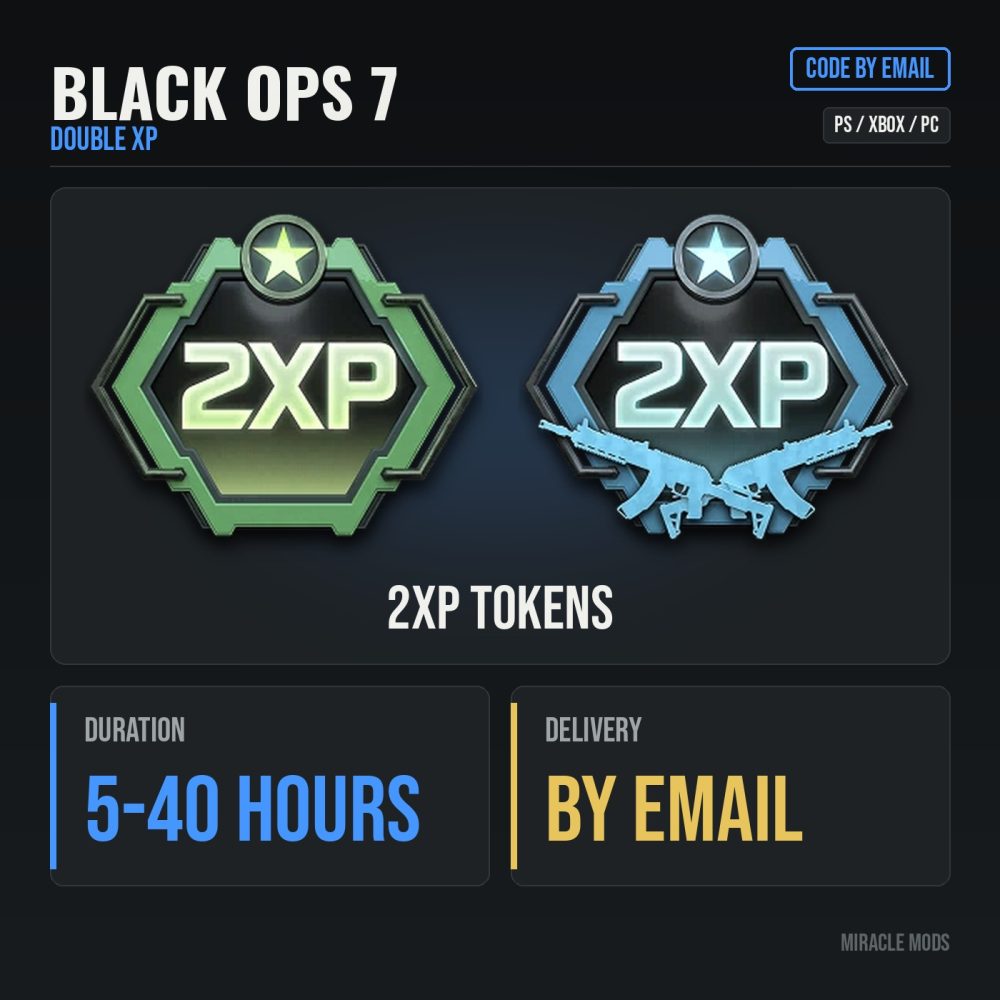 Call of Duty: Black Ops 7: Double XP Codes (Player & Weapon XP) Call of Duty: Black Ops 7: Double XP Codes (Player & Weapon XP)