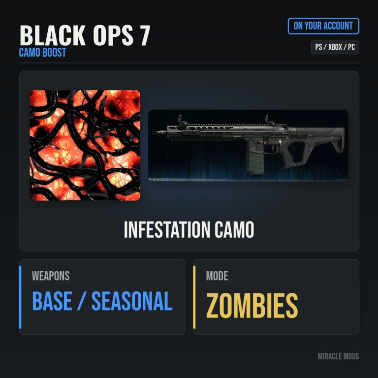 Call of Duty: Black Ops 7: Infestation Camo Unlock Call of Duty: Black Ops 7: Infestation Camo Unlock