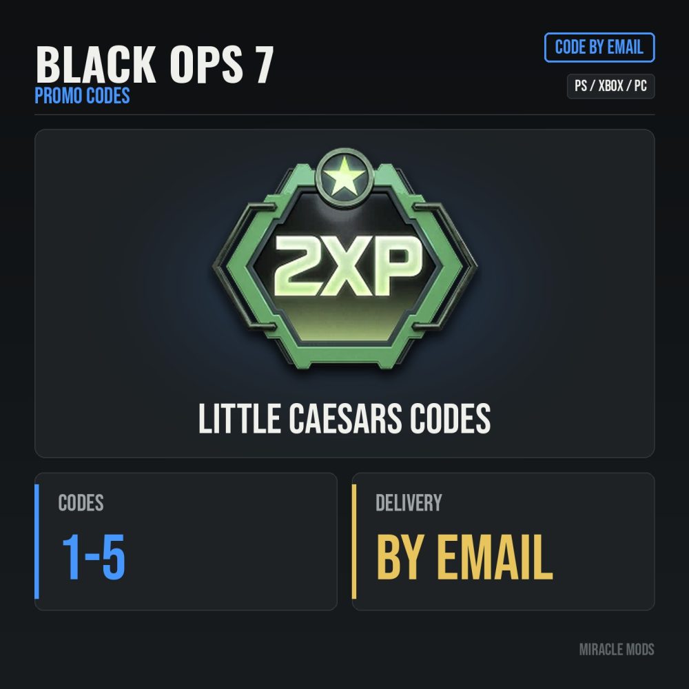 Call of Duty: Black Ops 7: Little Caesars Promo Code Call of Duty: Black Ops 7: Little Caesars Promo Code