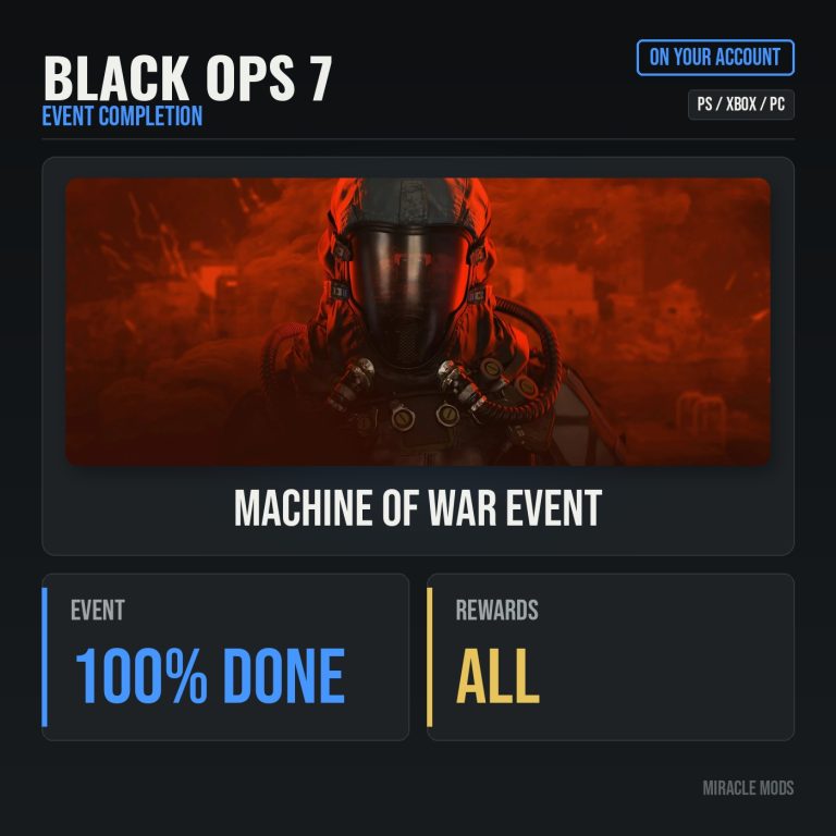Call of Duty: Black Ops 7: Machine of War Event Completion Call of Duty: Black Ops 7: Machine of War Event Completion