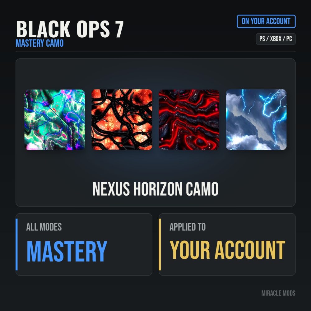 Call of Duty: Black Ops 7: Nexus Horizon Camo Unlock