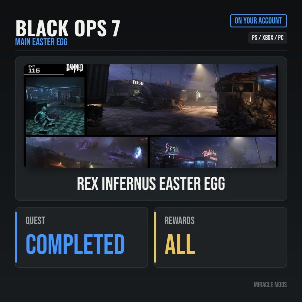 Call of Duty: Black Ops 7: Rex Infernus Main Easter Egg