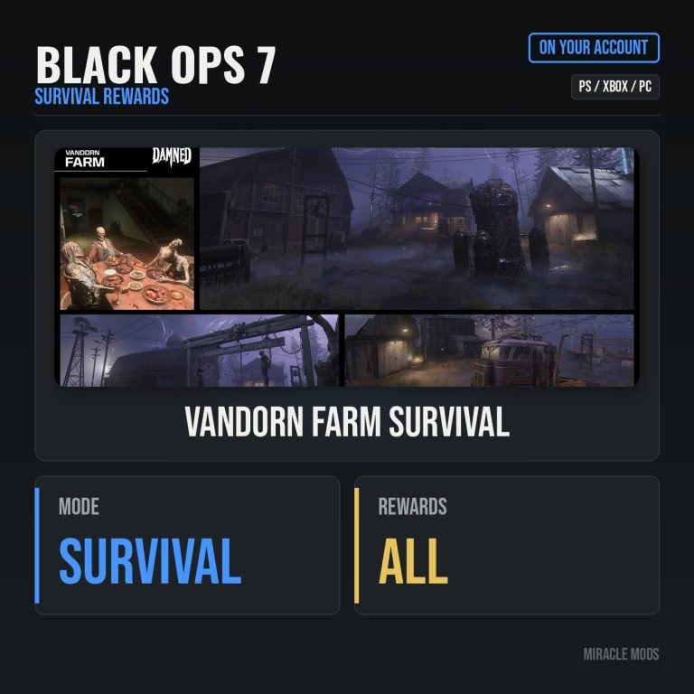 Call of Duty: Black Ops 7: Vandorn Farm Survival Rewards