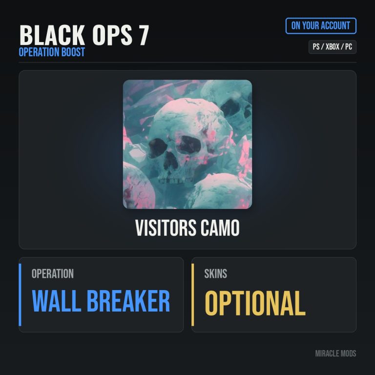Call of Duty: Black Ops 7: Visitors Camo, Operation Wall Breaker