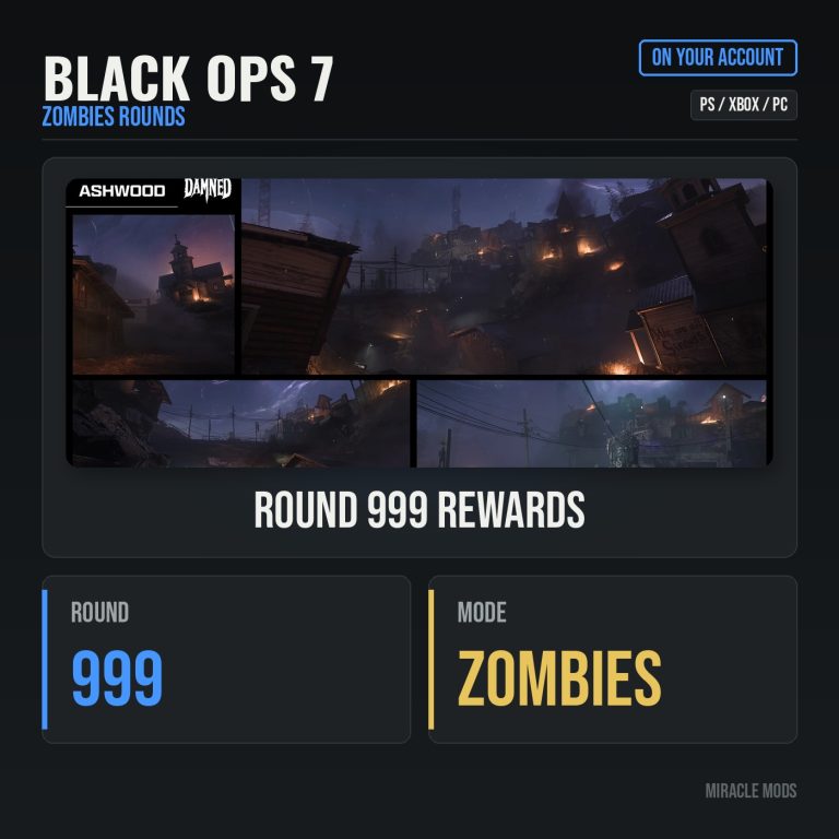 Call of Duty: Black Ops 7: Zombies Round 999 Rewards