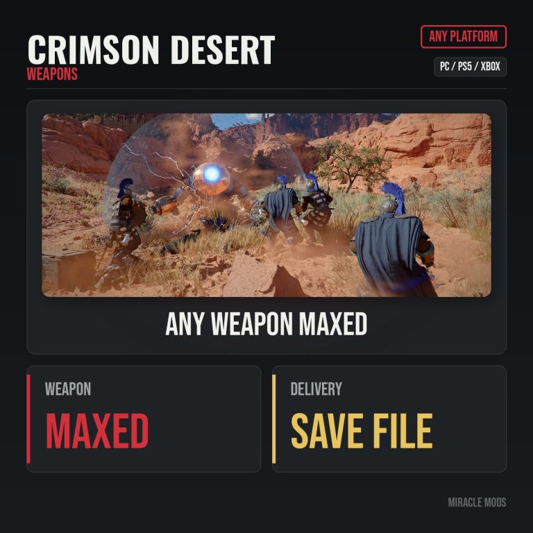 Crimson Desert Any Weapon Maxed Crimson Desert Any Weapon Maxed