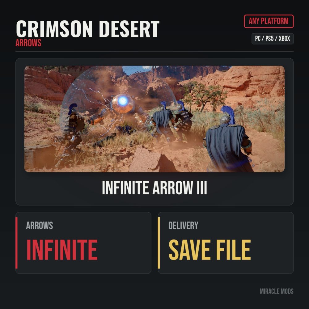 Crimson Desert Infinite Arrow III