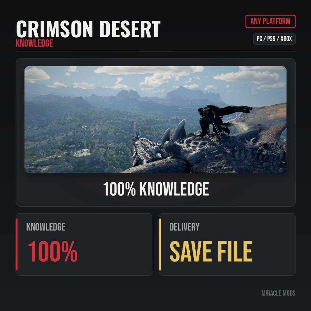 Crimson Desert 100% Knowledge Unlock