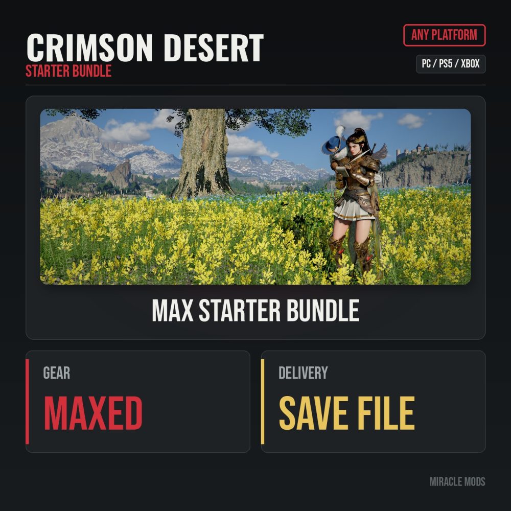 Crimson Desert Max Starter Bundle Crimson Desert Max Starter Bundle