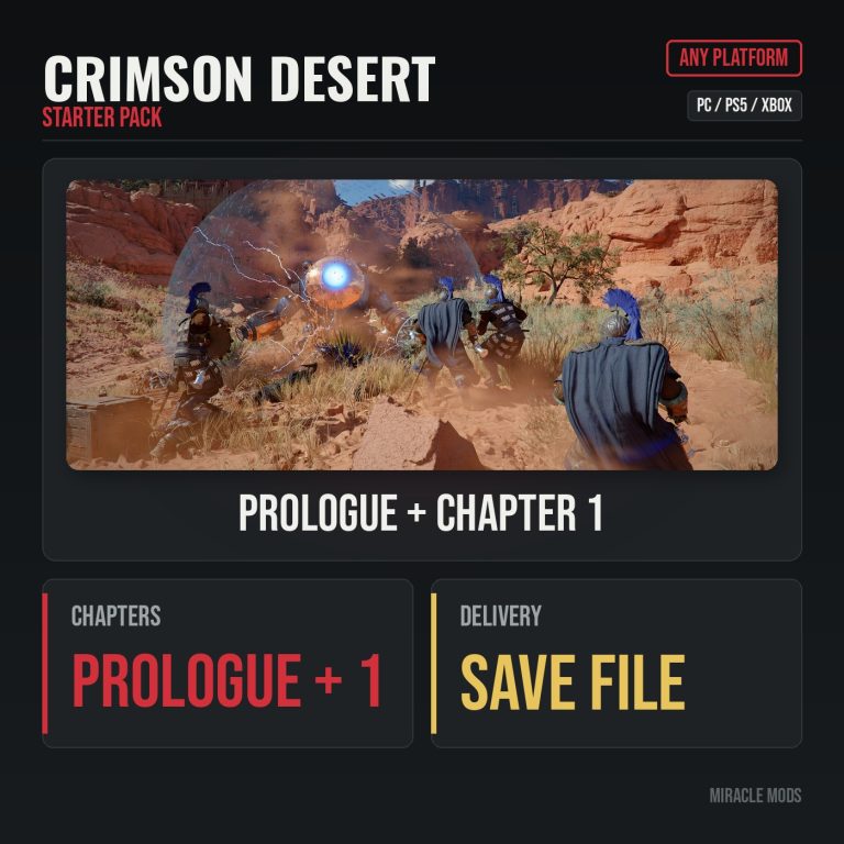 Crimson Desert Starter Pack: Prologue + Chapter 1 Crimson Desert Starter Pack: Prologue + Chapter 1