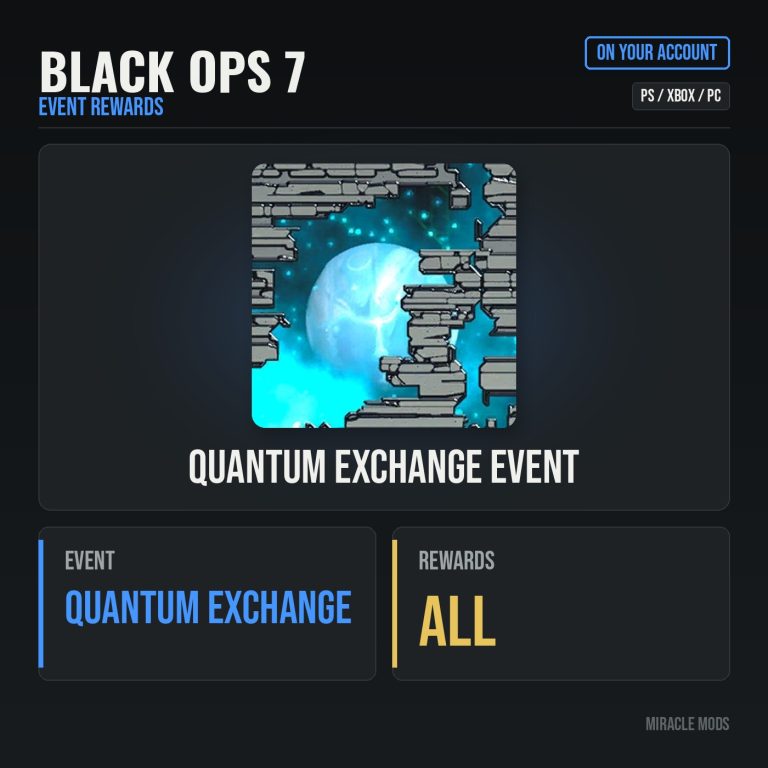 Call of Duty: Black Ops 7: Quantum Exchange Event Rewards