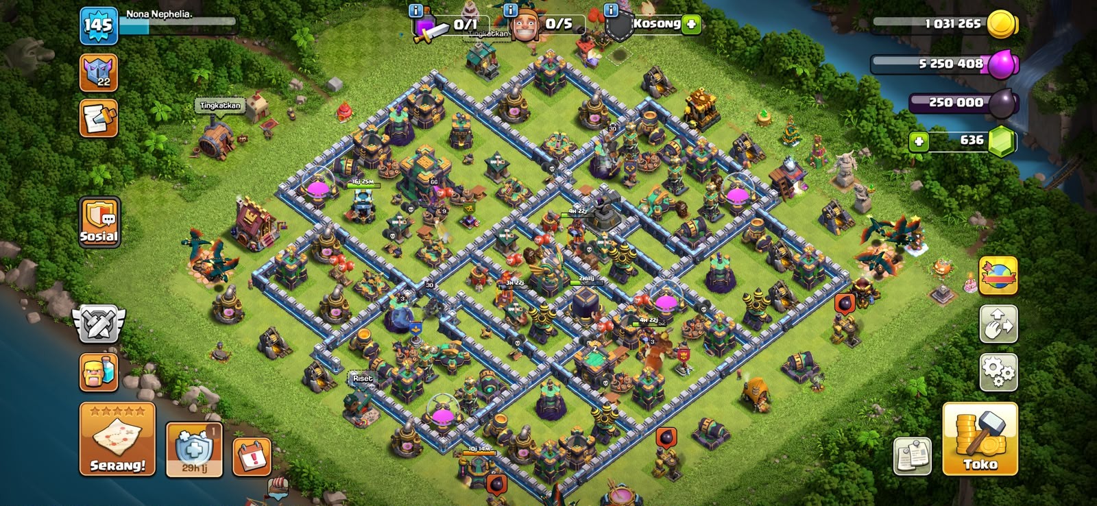 Clash of Clans account TH14 Clash of Clans Account | Level 145 | BK 52, AQ 66, GW 45, RC 30, MP 30 | iOS/Android