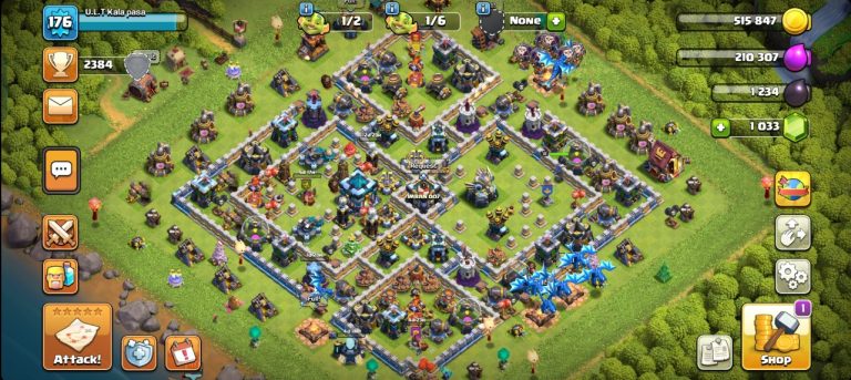 TH13 Clash of Clans Account | Level 176 | BK 55, AQ 58, GW 46, RC 18, MP 40 | iOS/Android