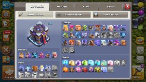 TH15 Clash of Clans Account | Level 164 | BK 85, AQ 85, GW 60, RC 31, MP 60 | iOS/Android