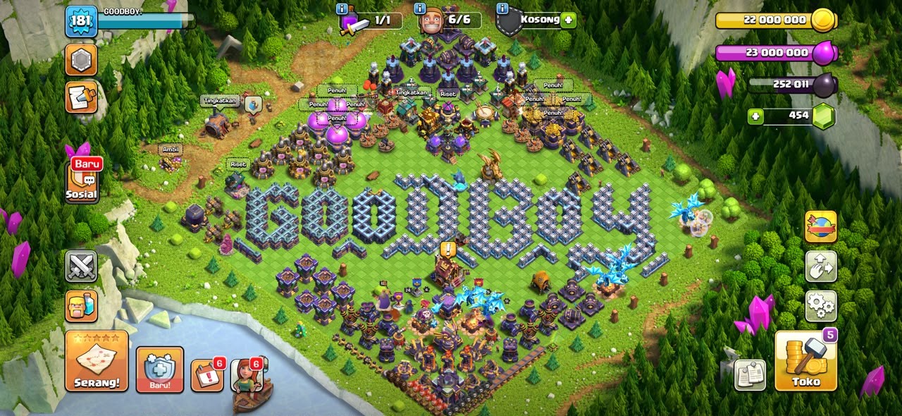 Clash of Clans account TH15 Clash of Clans Account | Level 181 | BK 68, AQ 85, GW 50, RC 24, MP 53 | iOS/Android