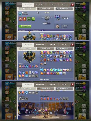TH17 Clash of Clans Account | Level 191 | BK 74, AQ 93, GW 67, RC 40, MP 61 | iOS/Android