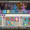 TH17 Clash of Clans Account | Level 205 | BK 81, AQ 82, GW 55, RC 31, MP 50 | iOS/Android