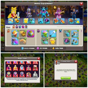 TH17 Clash of Clans Account | Level 192 | BK 72, AQ 96, GW 68, RC 27, MP 61 | iOS/Android