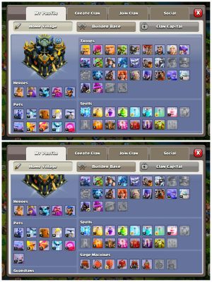 TH17 Clash of Clans Account | Level 192 | BK 72, AQ 96, GW 68, RC 27, MP 61 | iOS/Android