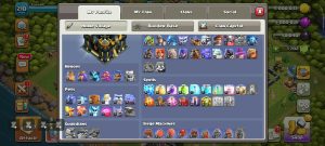 Clash of Clans account TH17 Clash of Clans Account | Level 210 | BK 73, AQ 83, GW 50, RC 28, MP 55 | iOS/Android