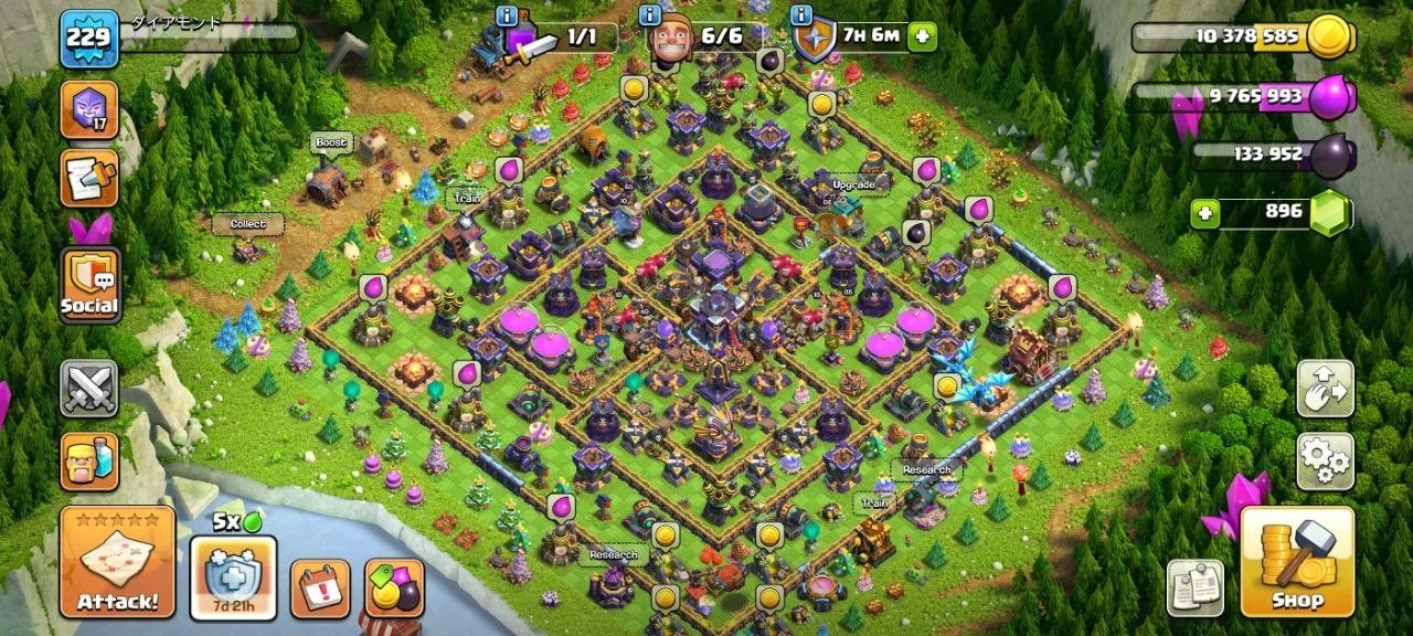 Clash of Clans account TH15 Clash of Clans Account | Level 229 | BK 84, AQ 85, GW 65, RC 40, MP 61 | iOS/Android