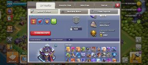 TH15 Clash of Clans Account | Level 208 | BK 85, AQ 88, GW 61, RC 32, MP 62 | iOS/Android