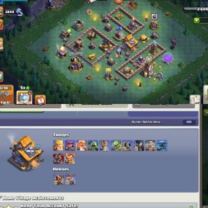 TH18 Clash of Clans Account | Level 231 | BK 81, AQ 98, GW 55, RC 55, MP 68 | iOS/Android