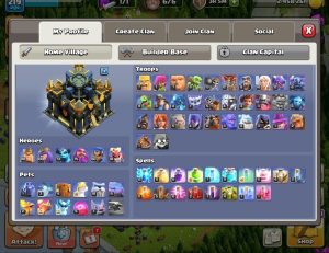 TH17 Clash of Clans Account | Level 219 | Heroes 80/100/73/75/50 | iOS/Android