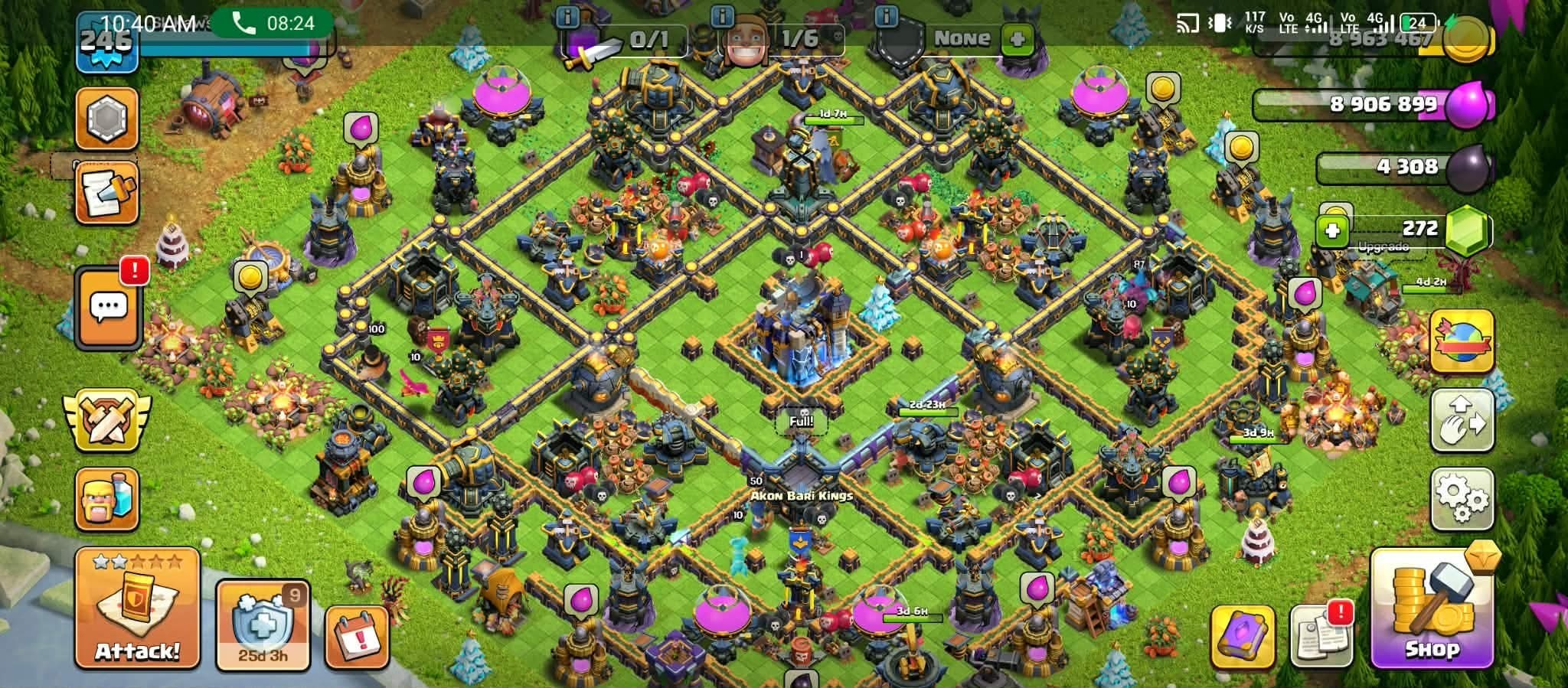 TH18 Clash of Clans Account | Level 246 | Heroes 100-101-87-74-50 | iOS/Android