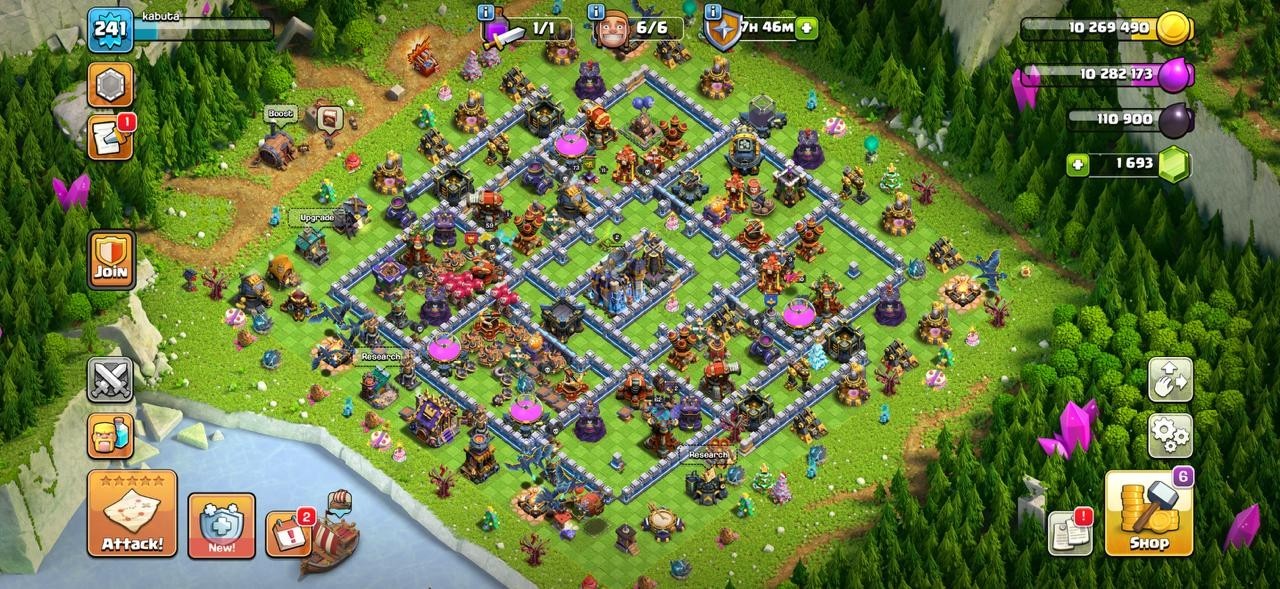 TH18 Clash of Clans Account | Level 241 | Heroes 60-73-62-62-30 | iOS/Android