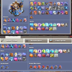 TH18 Clash of Clans Account | Level 194 | iOS/Android