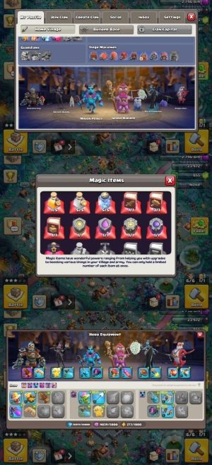 TH16 Clash of Clans Account | Level 257 | Heroes 92/94/69/45 | iOS/Android