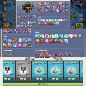 TH17 Clash of Clans Account | Level 180 | iOS/Android