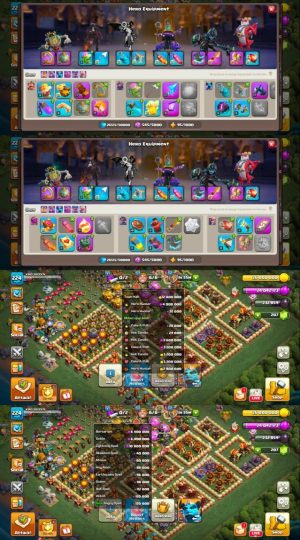 Clash of Clans account Max TH16 Clash of Clans Account | Level 224 | Heroes 95/95/80/70/45 | iOS/Android