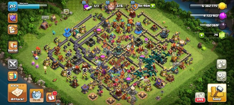 TH18 Clash of Clans Account | Level 217 | iOS/Android