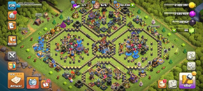 TH18 Clash of Clans Account | Level 236 | iOS/Android